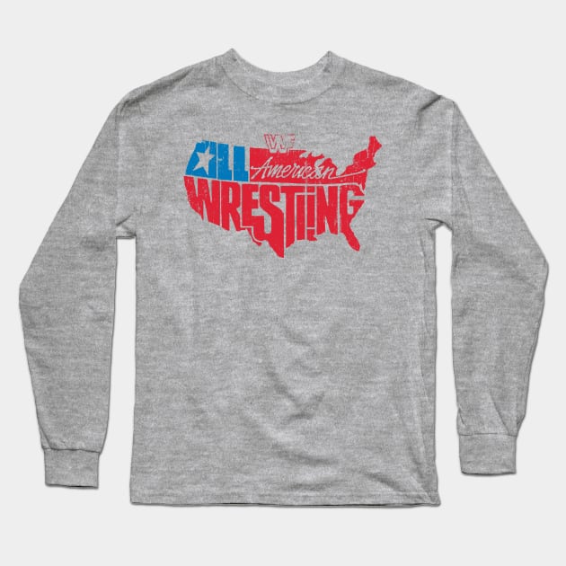 American Wrestling Long Sleeve T-Shirt by WizzKid